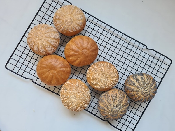 Mini witte bolletjes pasen /8