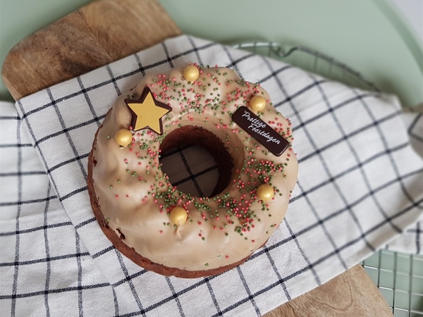 Tulband Chocolade Noten kerst